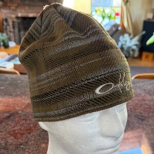 Oakley printed stripe lifestyle Beanie